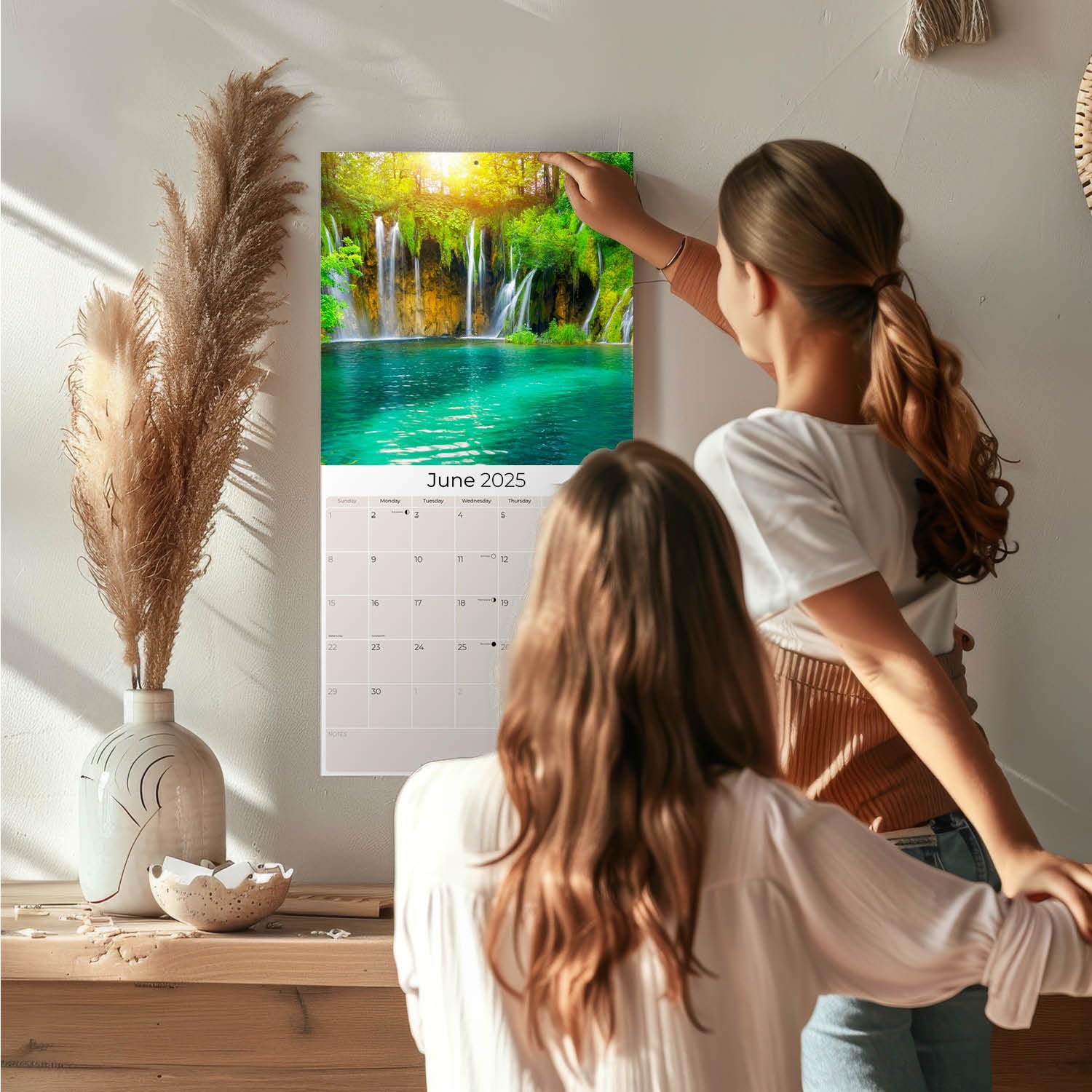 2024-2025 Waterfalls Wall Calendar - 12