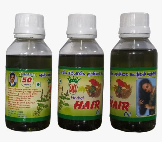 Herbal Hair Oil 100ml - Natural Hair Growth Treatment for Thicker, Stronger Hair | Perfect for Dry Scalp, Split Ends & Daily Hair Care