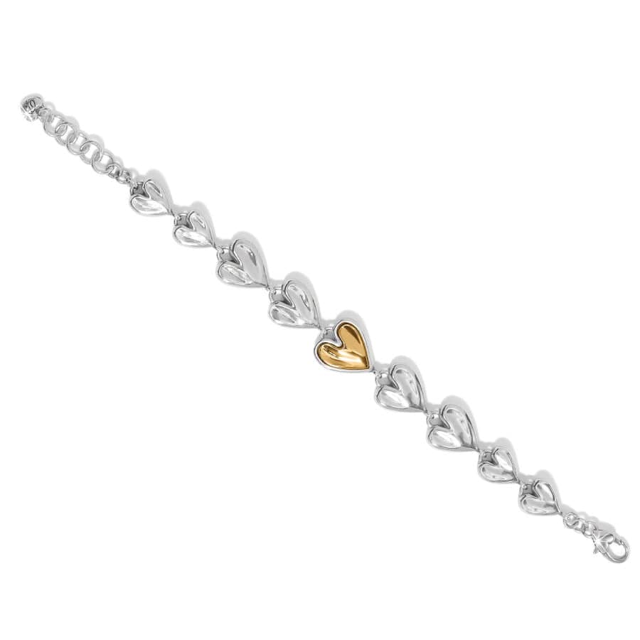 Elegant Cascade Heart Bracelet for Women - Romantic Dainty Gold Plated Charm Jewelry Gift for Her | Perfect for Valentine's Day, Anniversary & Special Occasions