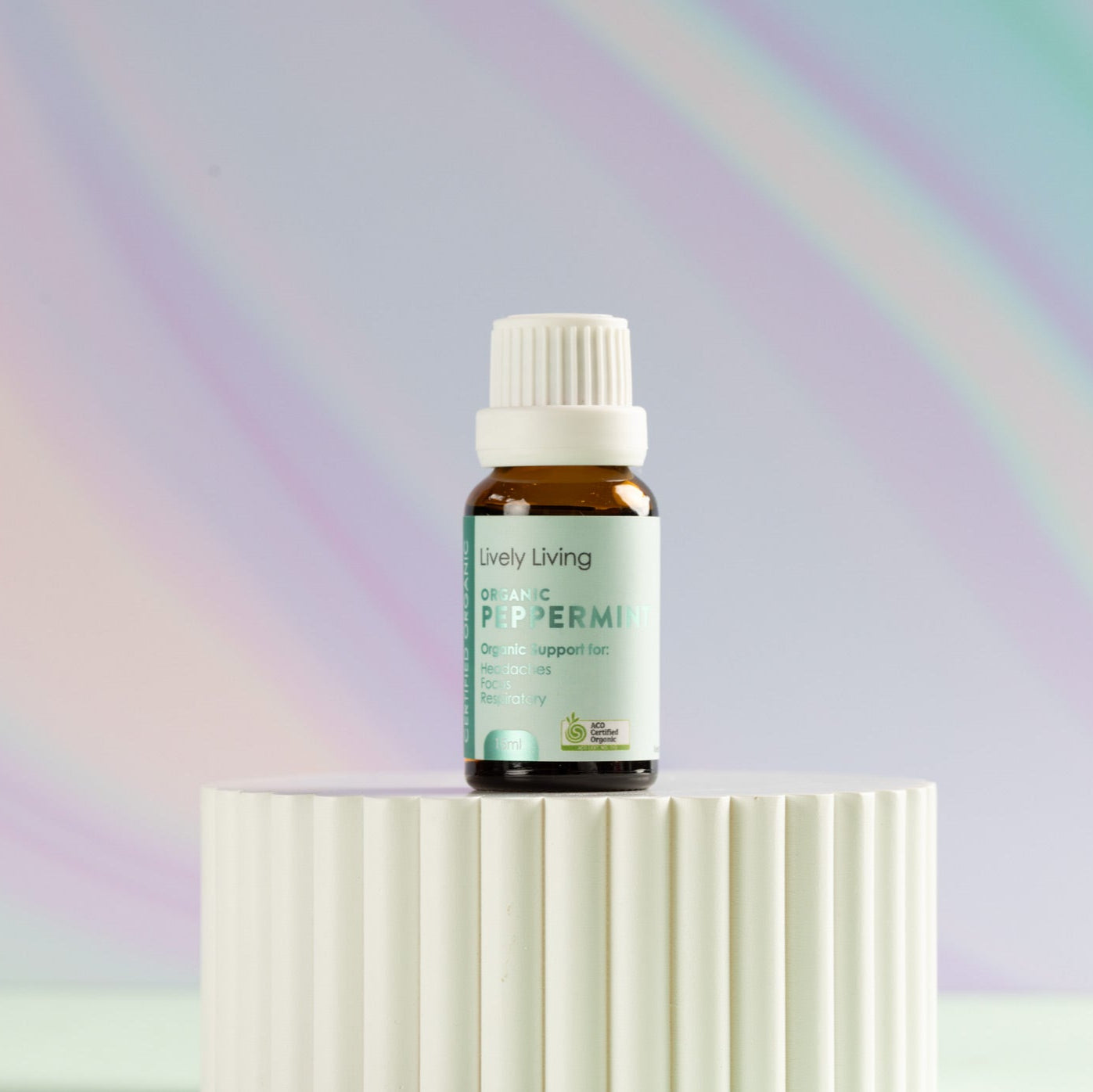 Organic Peppermint Essential Oil 15ml - USDA Certified, 100% Pure for Aromatherapy, Stress Relief & DIY Skincare