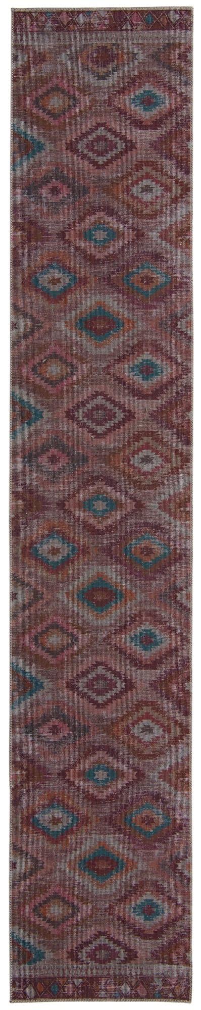 Sisu Collection Washable 14 Ft Runner Rug - Terracotta Flatweave Hallway & Entryway Rug | Durable & Easy Clean for High Traffic Areas | Perfect for Homes, Offices & Apartments