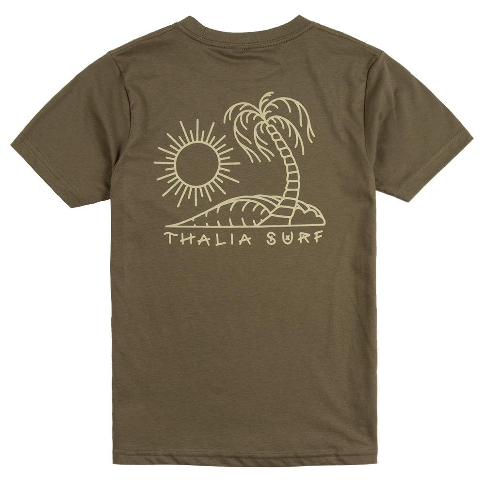 Thalia Surf Heat Wave Kids T-Shirt - Soft Cotton Graphic Tee for Boys & Girls - Beach, Surfing & Summer Outfit Essential