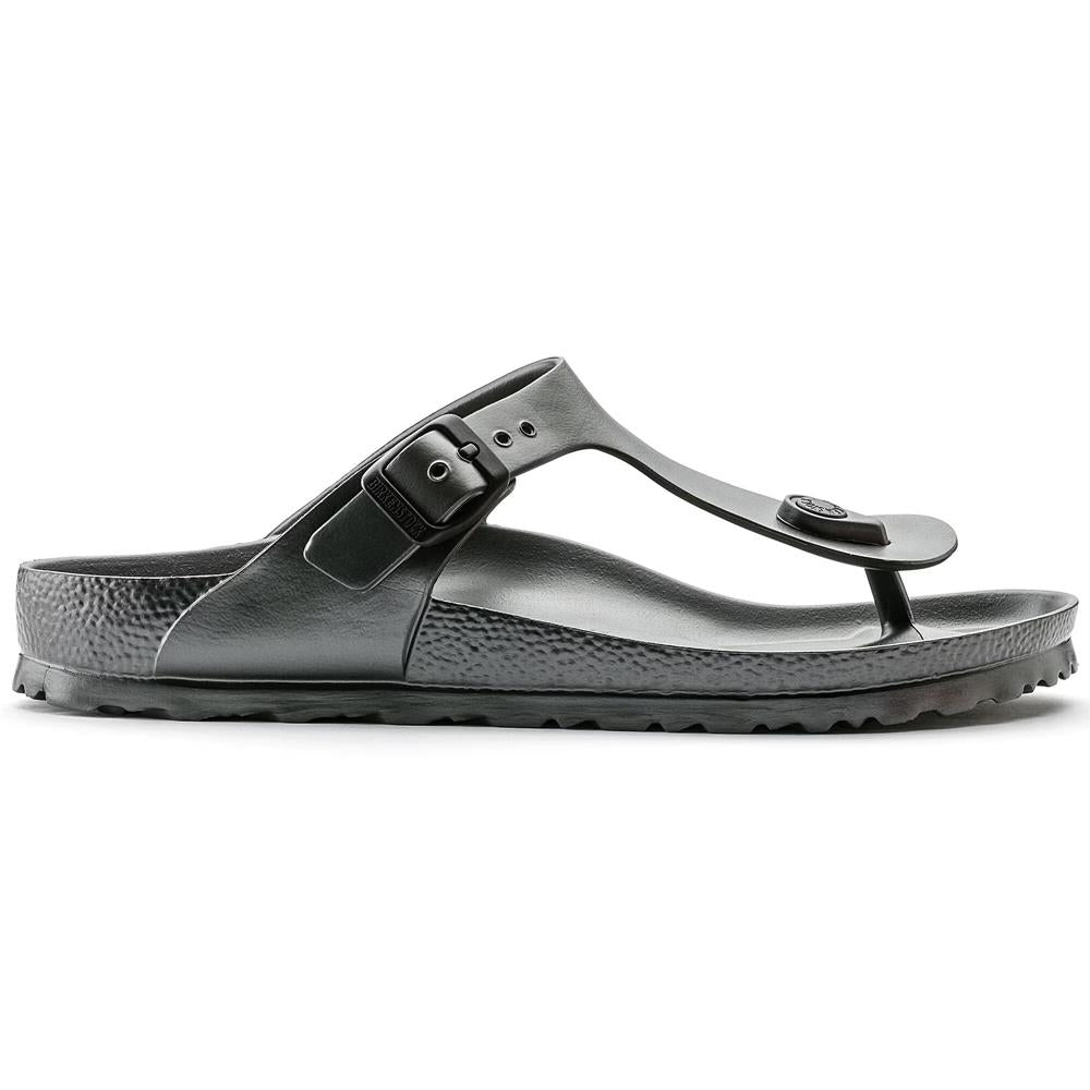 Birkenstock Unisex Gizeh EVA Sandals - Comfortable Metallic Anthracite Color - Perfect for Beach, Pool & Summer Outdoor Activities