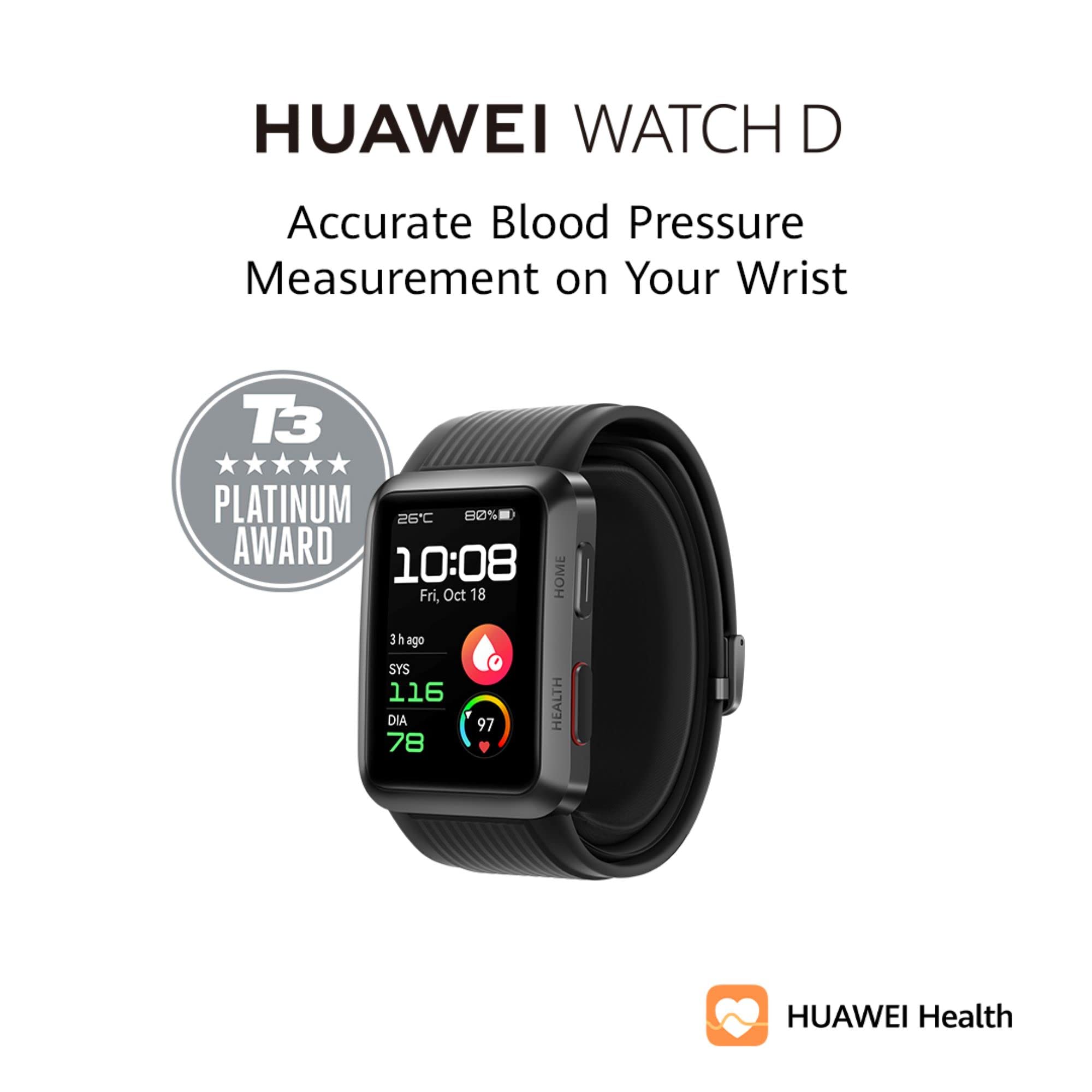 HUAWEI WATCH D Smart Watch - Blood Pressure & Fitness Tracker with Heart Rate Monitor for Workout & Sleep Tracking