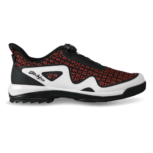 KR Strikeforce TPC Gladiator Men's Right Hand Bowling Shoes - Black/Red/White for Professional Performance | Perfect for League Play & Tournament Bowling