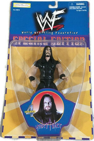 1999 WWF Jakks Pacific Special Edition Series 4 Undertaker Action Figure - Exclusive Collectible for Wrestling Fans & Nostalgic Gift for WWF Enthusiasts - Perfect for Display, Collection, and Play