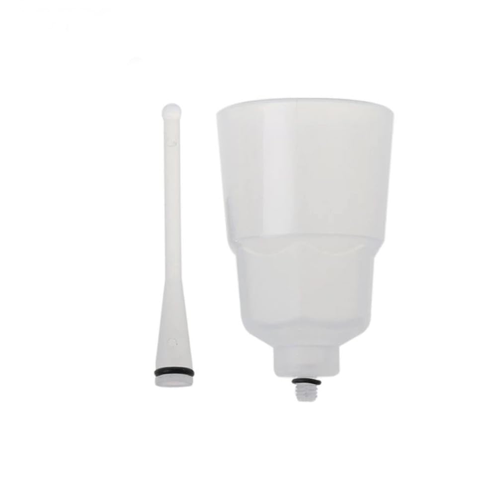 2-Piece Bike Brake Bleed Funnel Kit with M5 Threaded Spout - Compatible with Shimano Hydraulic Brake Systems - Mineral Oil Transmission Tool for Mountain Bicycle Maintenance - Perfect for Home Bike Repair & Professional Mechanic Use