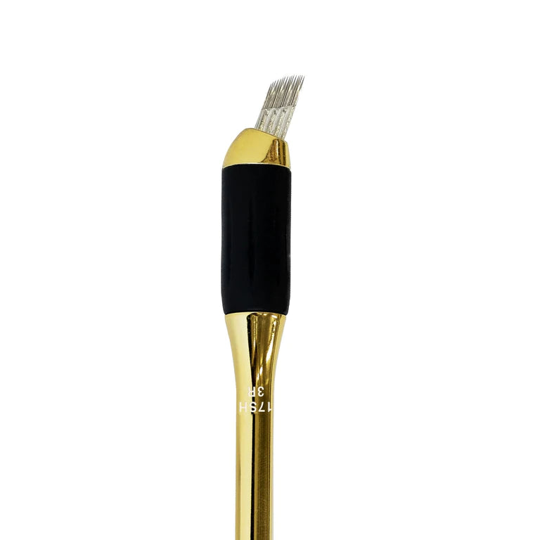 Brow Code LI Pigment Microblading Pen - 17SH 3R (10 Pack) - Professional Semi-Permanent Eyebrow Tattoo Kit for Microblading & Ombre Brows - Perfect for Salon, Spa & Home Use