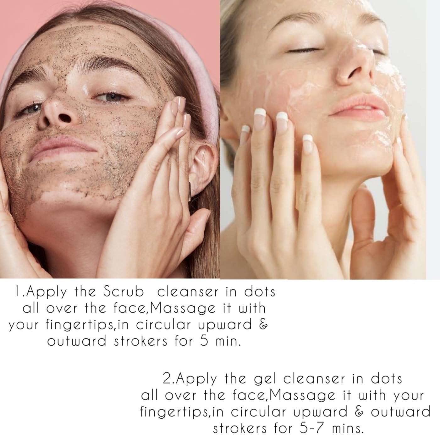 Feelhigh Face & Body Detan Scrub with Milk & Honey for Tan Removal (500ml) & Diamond Gel with Diamond Ash for Skin Purification (500ml) - Skincare Set for Men & Women | Exfoliating & Brightening for Daily Glow