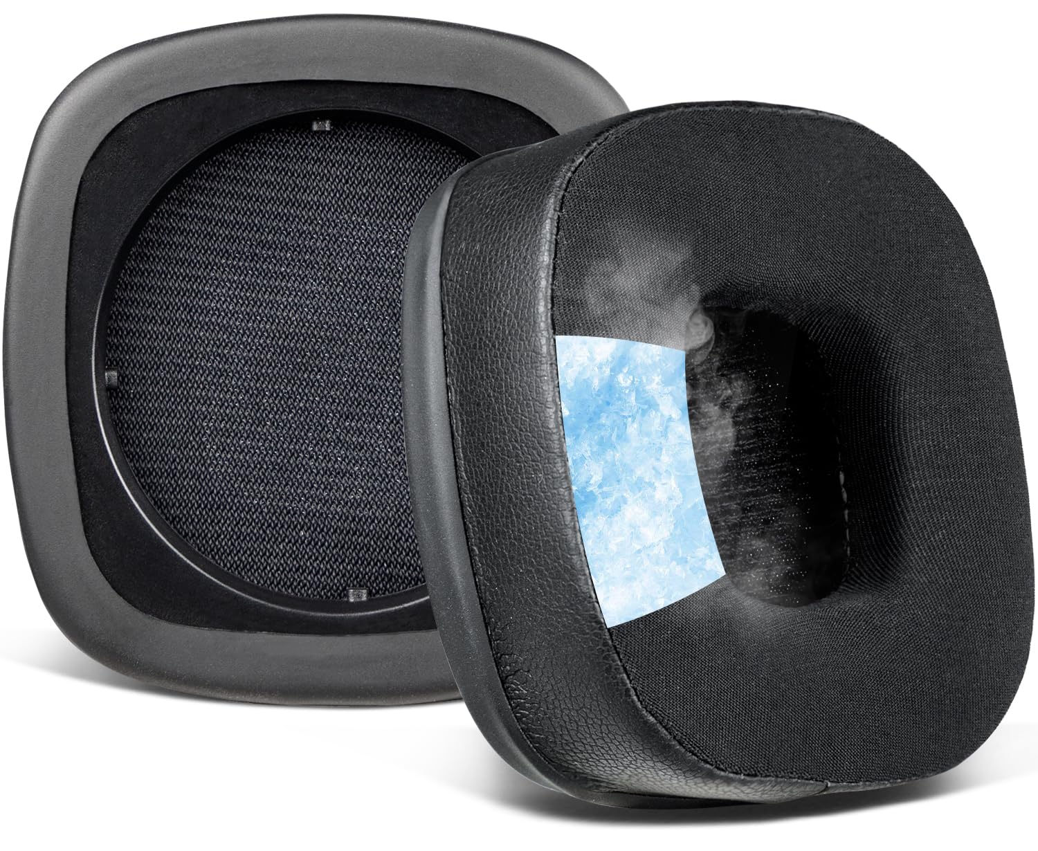 SOULWIT Replacement Ear Pads for Marshall Major I II III IV ANC Headphones - Noise Isolating Memory Foam Cushions - Compatible with Marshall Major 1 2 3 4 Bluetooth & Wired Headsets (Black) - Perfect for Travel, Work & Music Listening