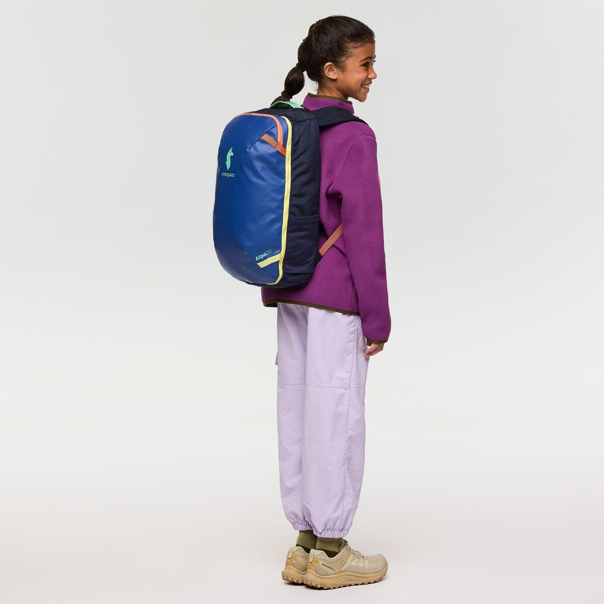 Cotopaxi Allpa Mini 20L Travel Backpack - Lightweight Carry-On Pack for Hiking & Air Travel | Water-Resistant Pacific/Maritime Design | Perfect for Weekend Trips & Commuting