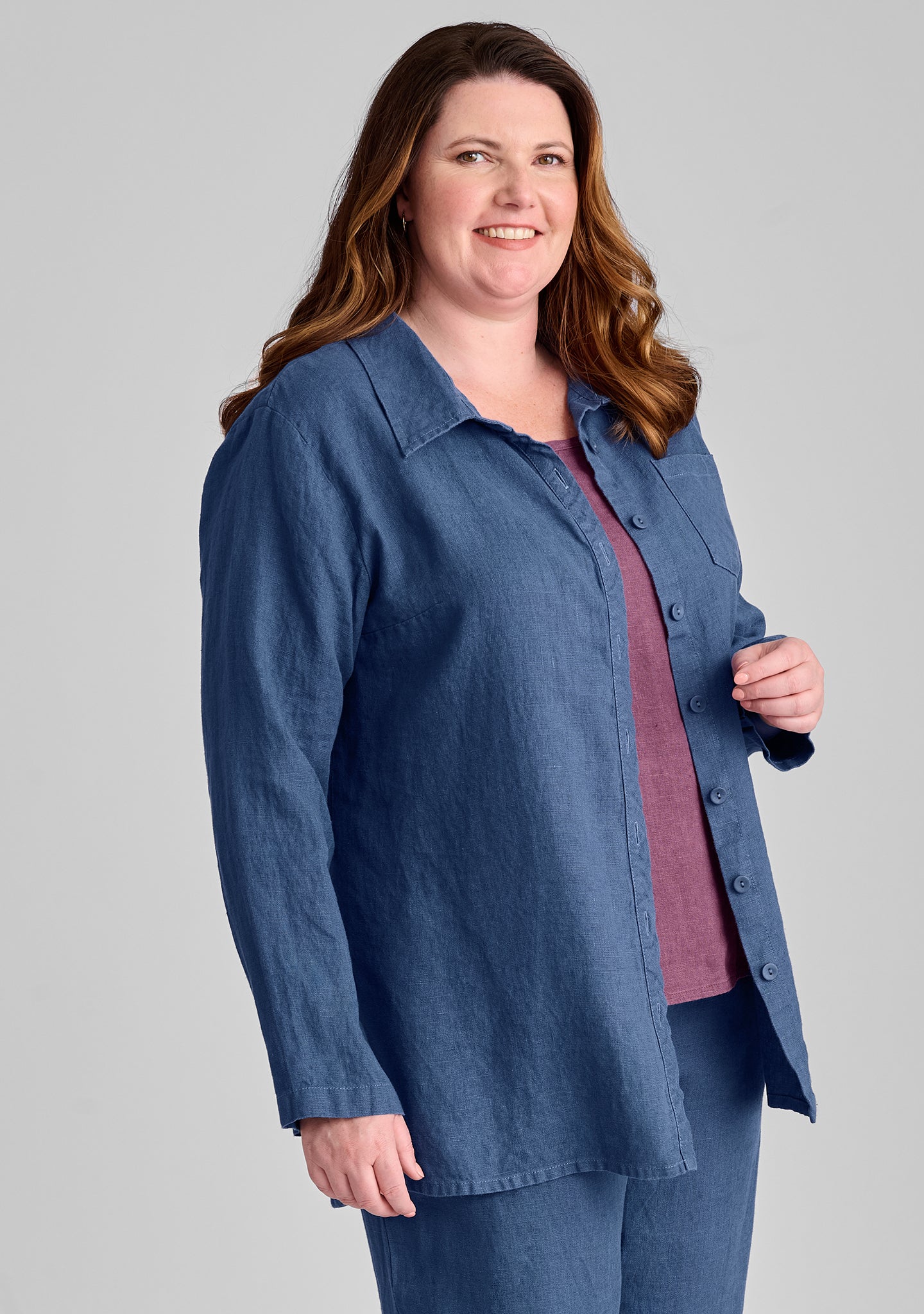 Stylish Linen Bias Back Shirt for Women - Breathable & Comfortable Summer Blouse - Perfect for Casual Outings, Beach Trips & Office Wear - FINAL SALE