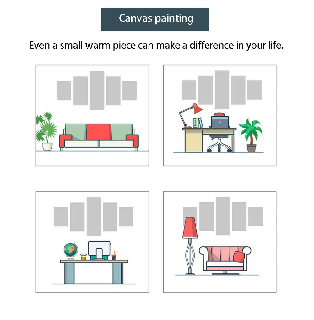 Stunning Canvas Wall Art - Miami Beach Scenery Painting for Home Decor | Framed & Ready to Hang | Perfect for Living Room, Bedroom, Bathroom & Kitchen