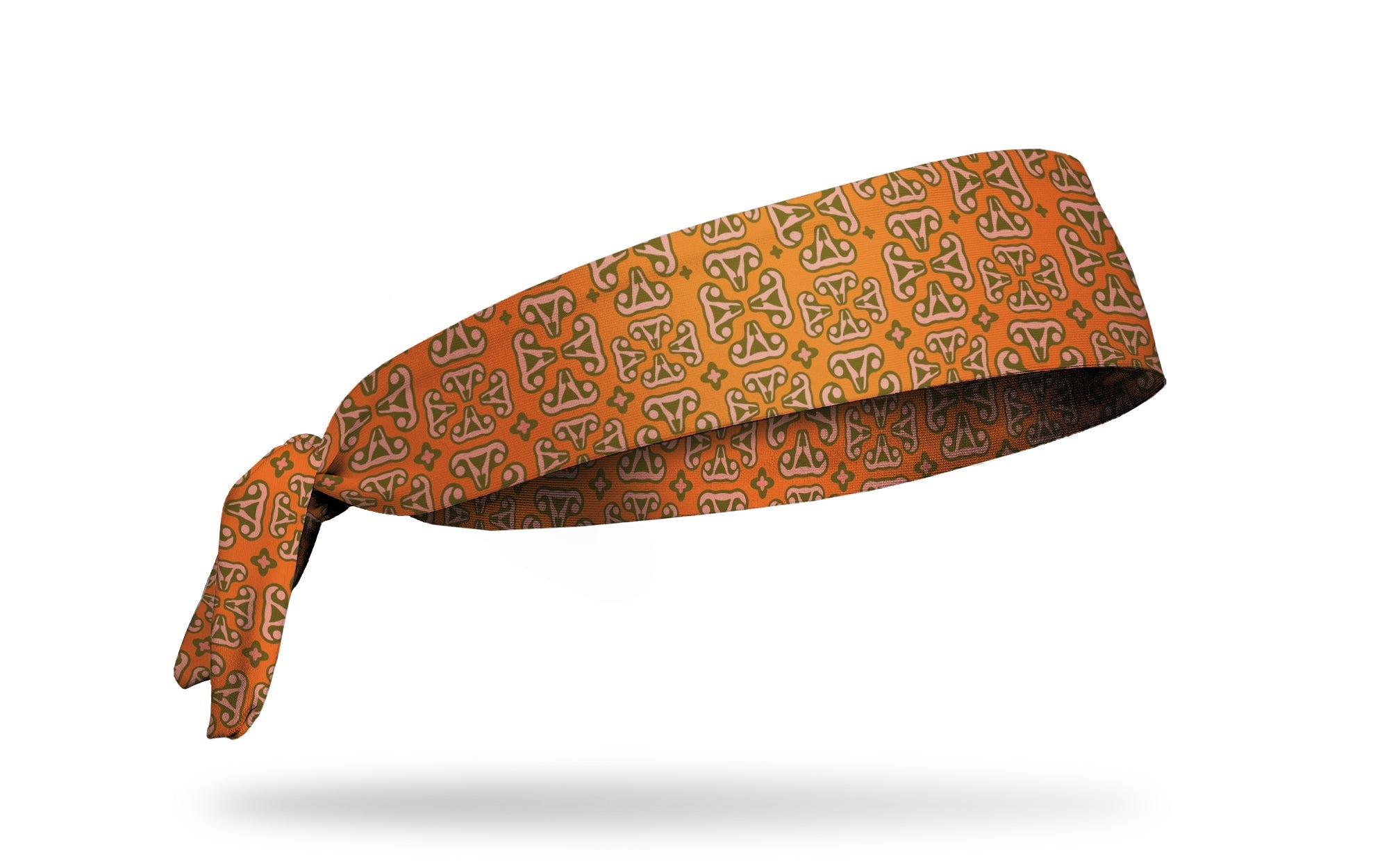 OB Floral Flex Tie Headband - Adjustable Soft Stretch Head Wrap for Women & Girls - Perfect for Yoga, Running, Workouts, and Everyday Fashion