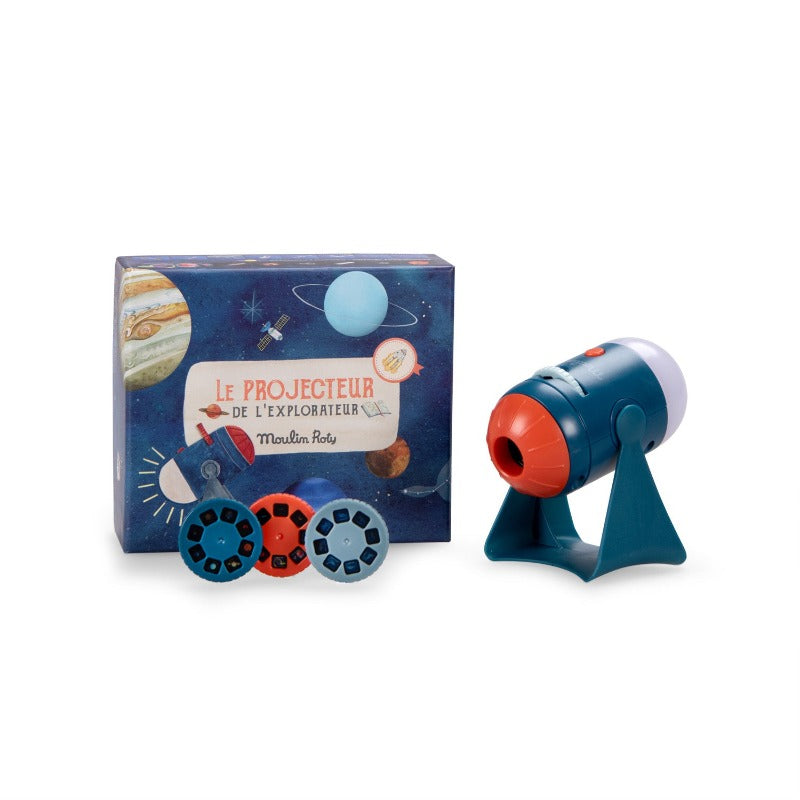 Little Explorer's Projector - Portable Star and Planet Projector for Kids, Perfect for Bedtime Stories & Learning Astronomy at Home