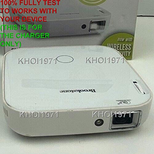 BROOKSTONE HDMI Wireless Portable Projector Wall Charger AC Power Adapter Cable - Replacement Charger for 975362 Model - Perfect for Home Theater, Office Presentations & Outdoor Movie Nights