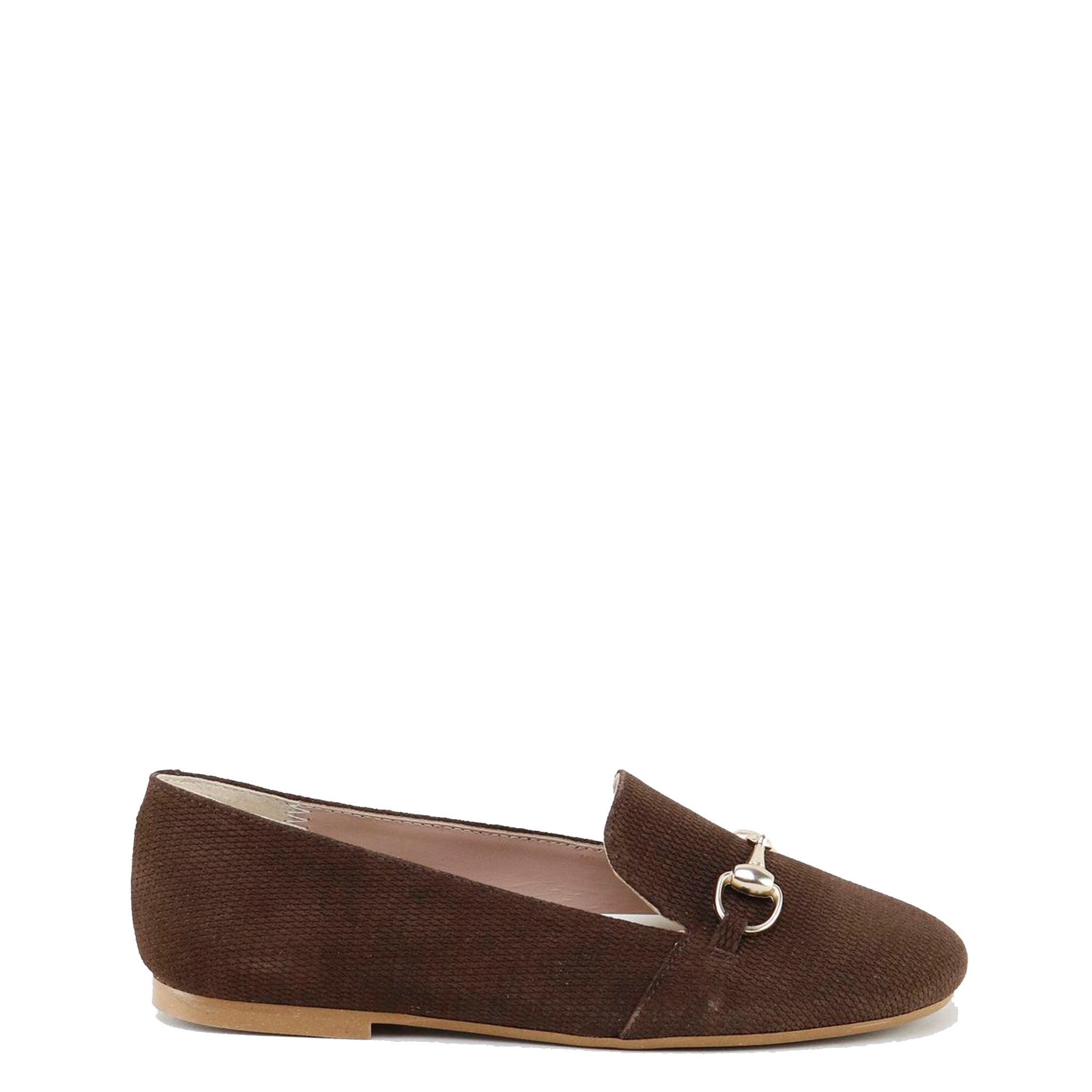 Stylish Brown Textured Buckle Loafers for Men - Comfortable Slip-On Dress Shoes for Office, Casual & Business Occasions