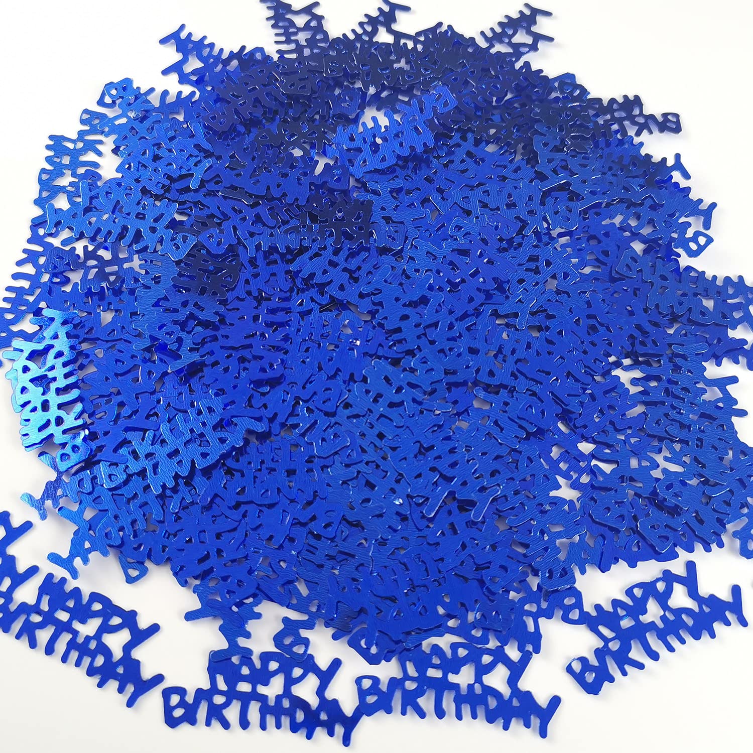 Blue Happy Birthday Confetti for Party Decorations - Glitter Table Confetti for Birthday Celebrations, Perfect for Men, Women & Kids | Ideal for Birthday Parties, Baby Showers & Special Events