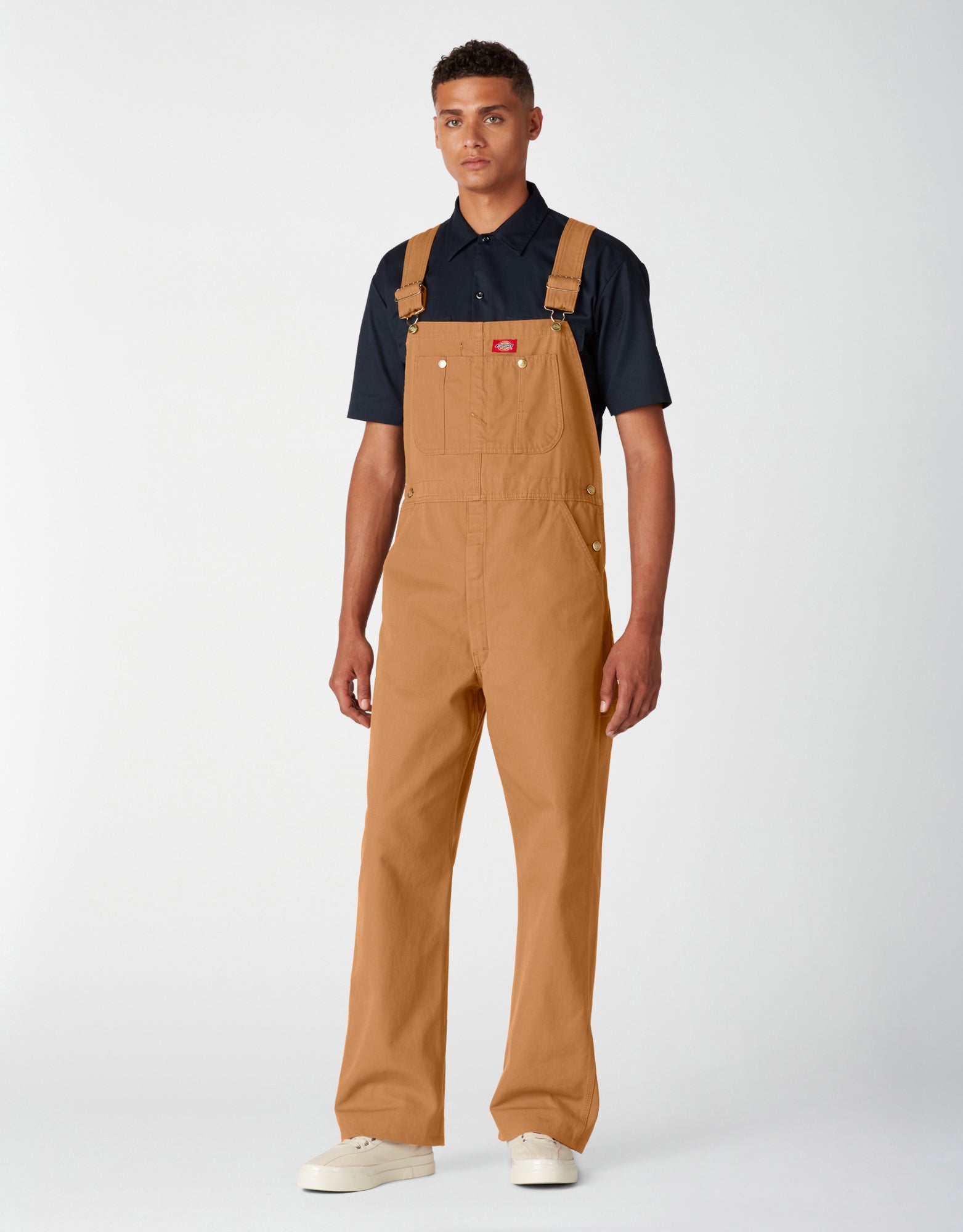 Dickies Men's Classic Bib Overall - Durable Workwear Overalls for Men, Heavy Duty Denim Coveralls with Adjustable Straps - Perfect for Construction, Farming, and DIY Projects