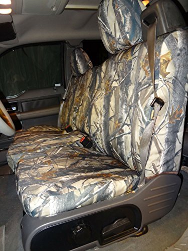 Durafit Waterproof Seat Covers for 2004-2008 Ford F150 XCab - Front 40/20/40 Split Bench with Top-Mounted Seat Belts (XD3 Camo Endura Fabric) | Heavy-Duty Protection for Trucks, Hunting & Outdoor Adventures