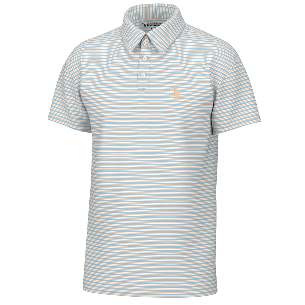 Local Boy Surfside Polo Shirt for Men - Casual Summer Beachwear & Outdoor Activities
