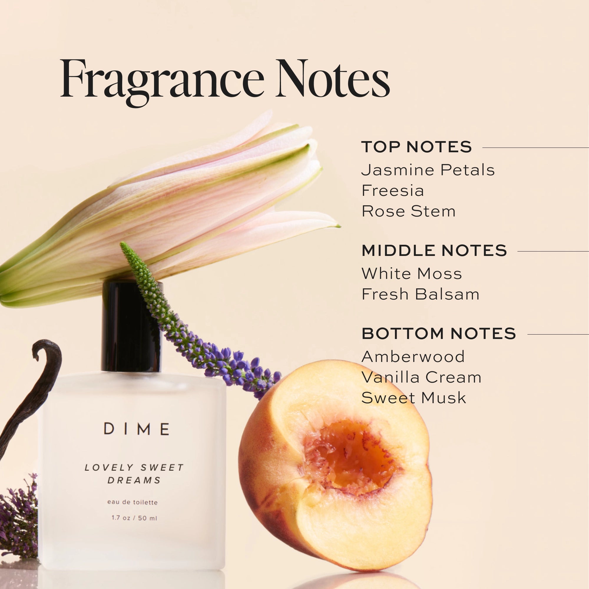Lovely Sweet Dreams Perfume for Women - Floral Fruity Fragrance Long Lasting Eau de Parfum - Perfect for Date Night, Romantic Evening & Special Occasions