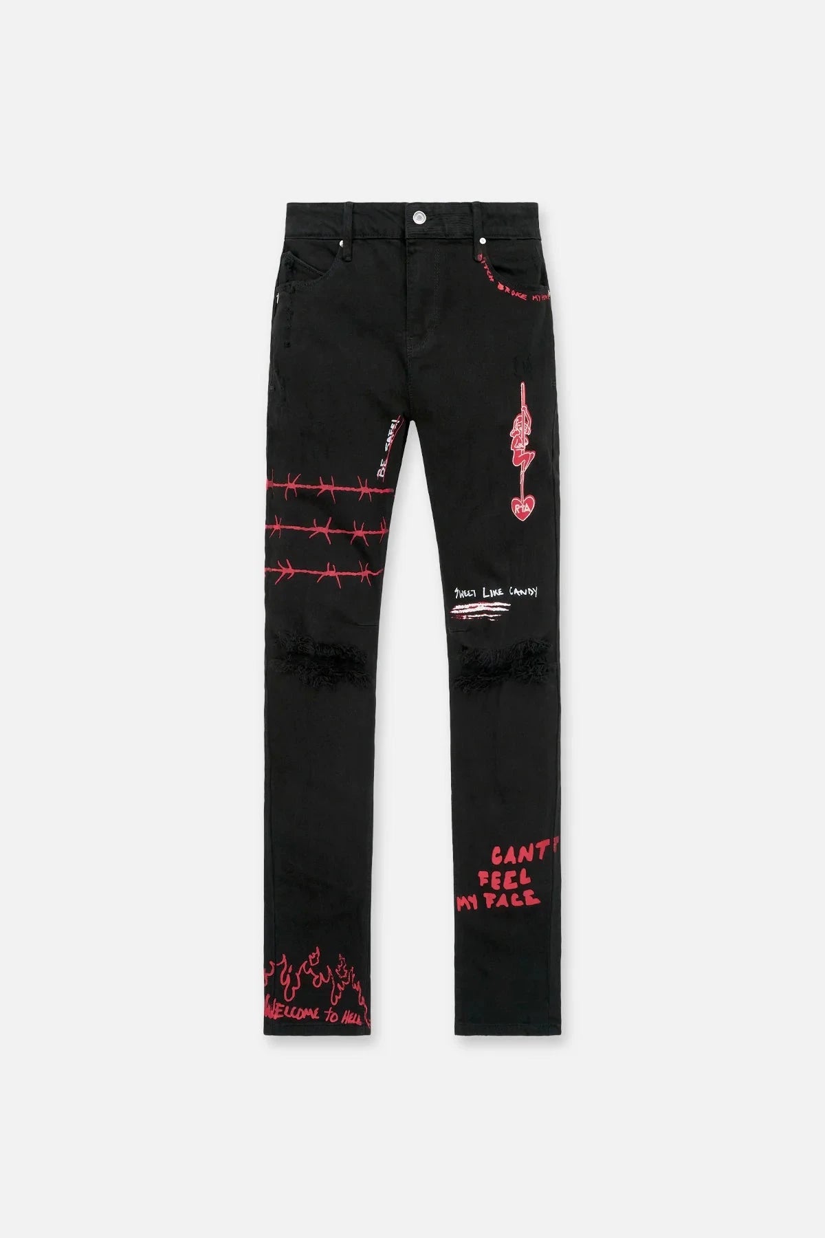 RTA Bryant Skinny Jean in Black | RLD Artistic Collection | Slim Fit Stretch Denim Pants for Women | Perfect for Casual Wear, Night Out and Office Style