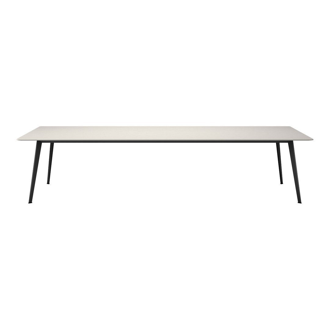 Modern Rectangular JW Dining Table - Solid Wood Kitchen Table for 6-8 People - Perfect for Family Dinners & Entertaining Guests