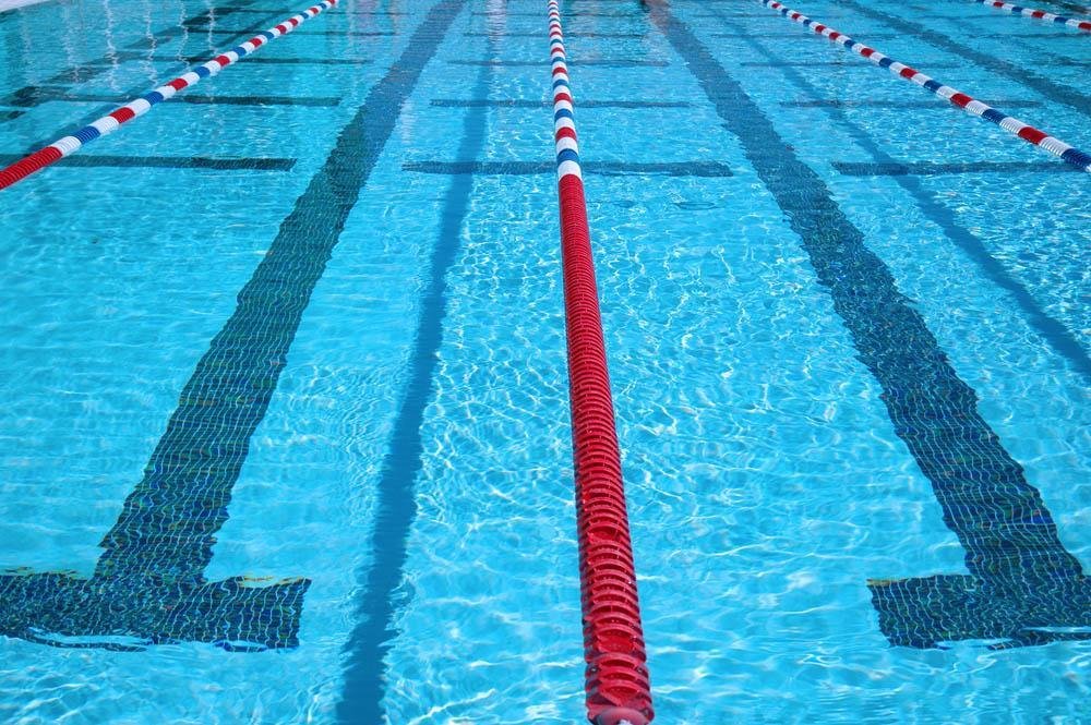 Wallmonkeys 48x32 Inch Pool Wall Mural - Peel and Stick Waterproof Graphic Decal for Indoor/Outdoor Decor - Perfect for Bathroom, Living Room, and Backyard