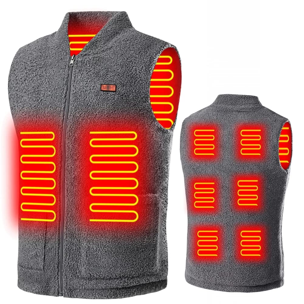 USB Heated Vest for Women & Men - 3-Speed Smart Temperature Control Winter Warm Vest, Perfect for Outdoor Activities Like Fishing, Hunting & Hiking (Battery Not Included) - Stay Warm in Cold Weather