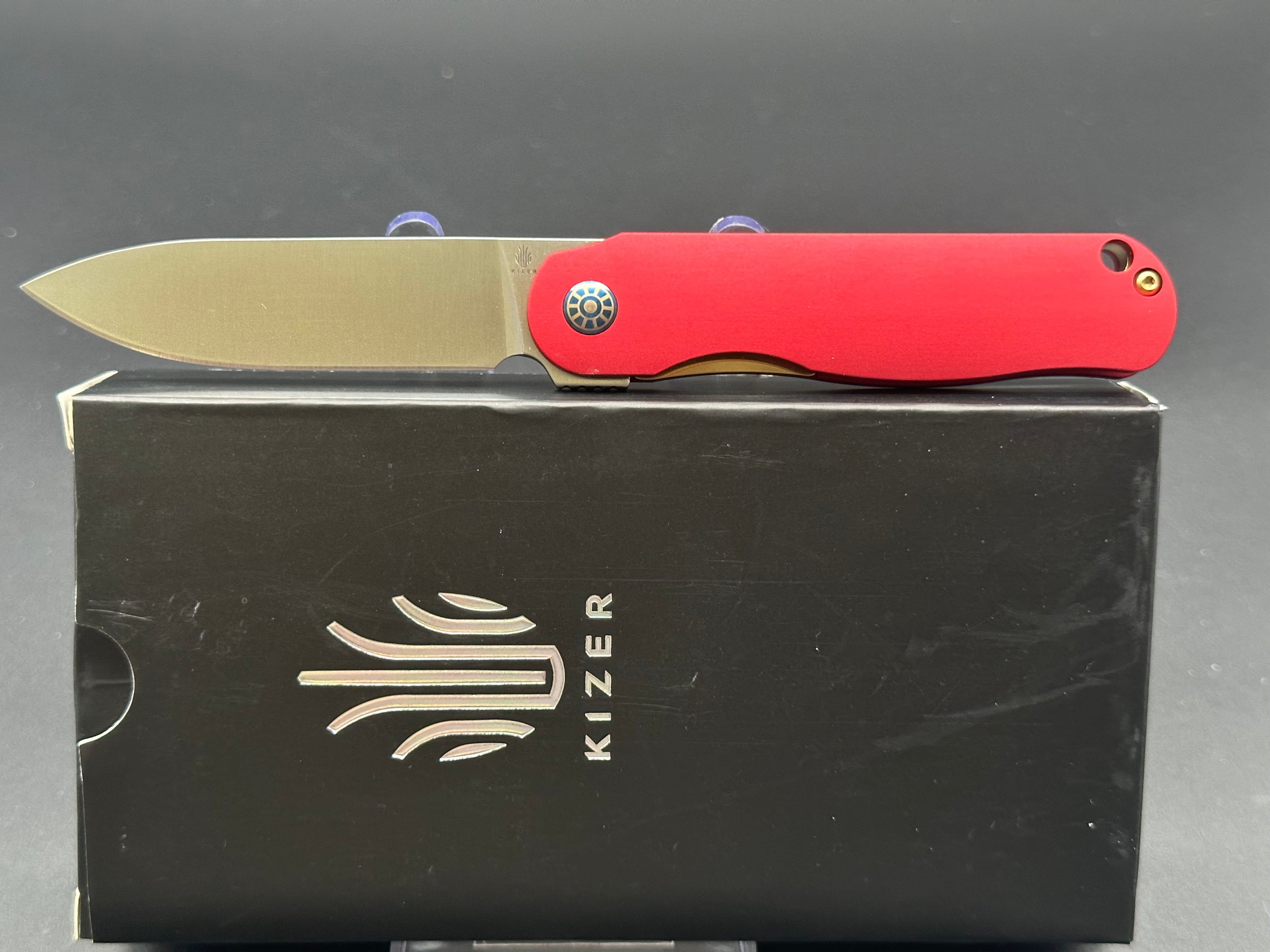 Kizer Ironman Lightweight Mini Folding Knife V3567E1 - EDC Pocket Knife for Camping, Hiking & Outdoor Adventures