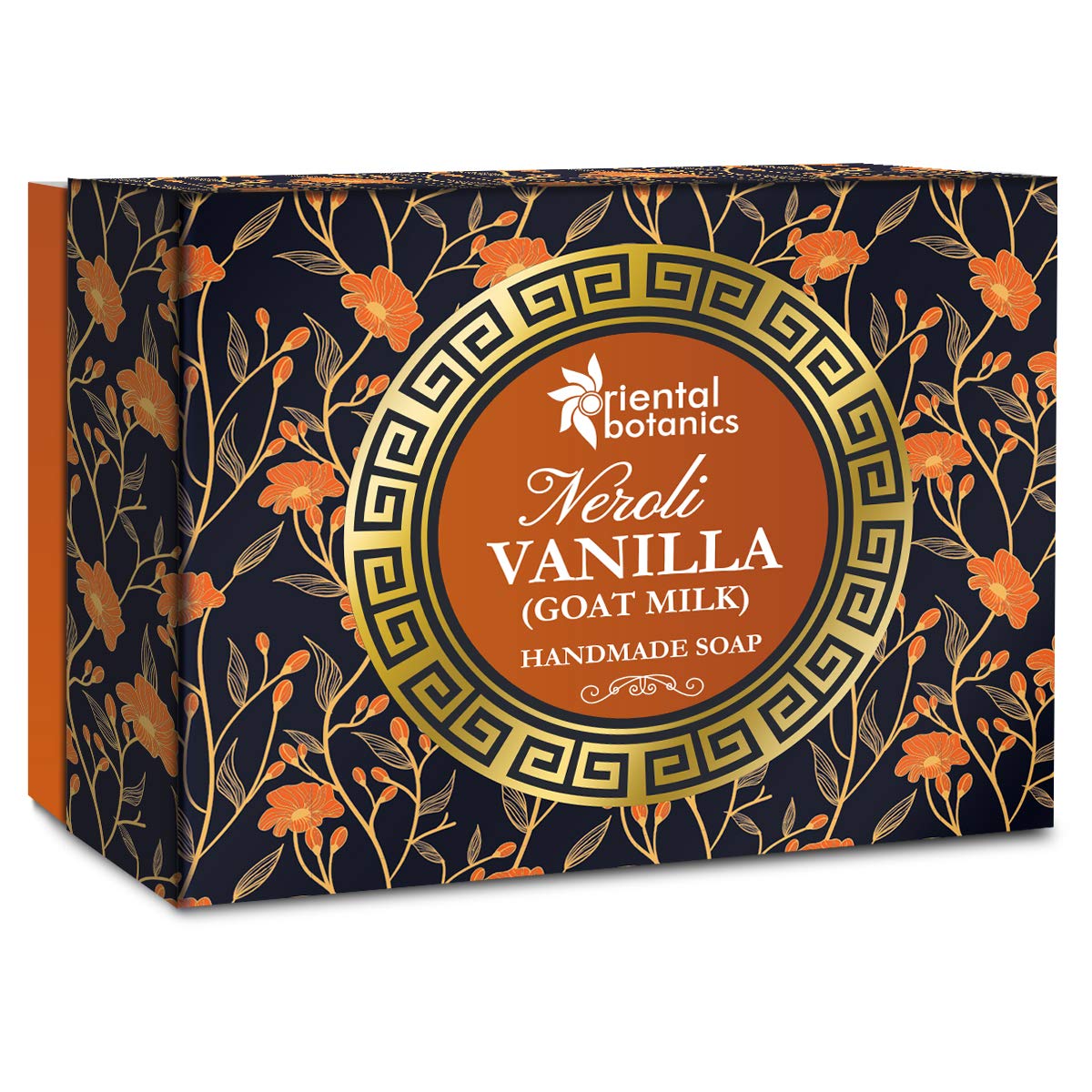 Neroli & Vanilla Goat Milk Handmade Luxury Soap 125g - Natural Moisturizing Bar for Dry Skin, Perfect Gift for Women & Men - Spa, Bath, Shower, Home Relaxation