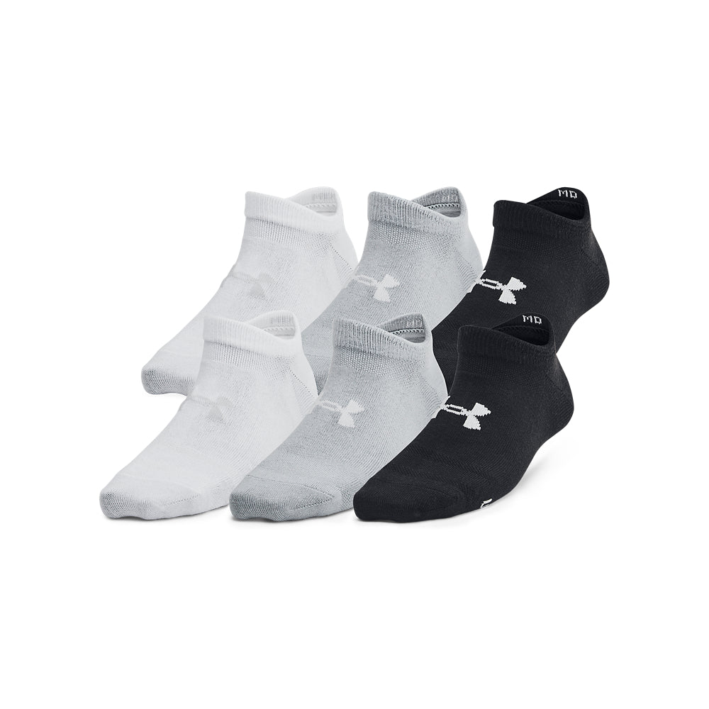 Under Armour Youth Essentials 6-Pack No-Show Socks for Boys & Girls - Breathable Athletic Socks for School, Sports & Everyday Wear