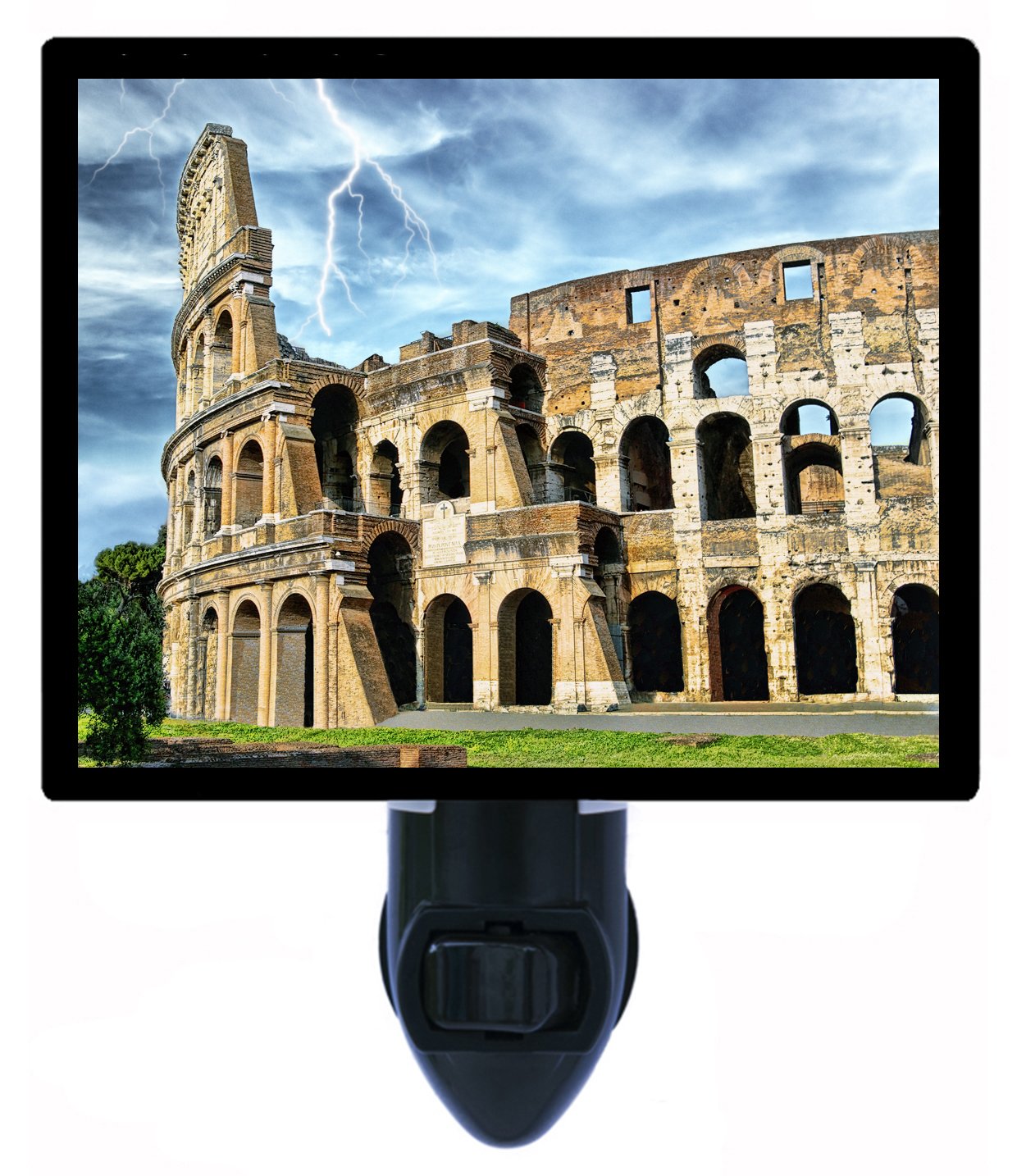 Colosseum Night Light - Rome Italy Landmark LED Lamp | Perfect for Bedroom, Kids Room & Travel Souvenir Gift