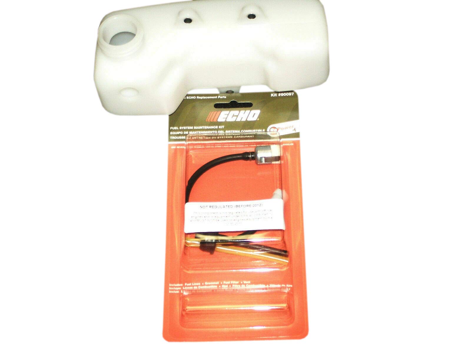 Echo Gas Fuel Tank & Fuel System Maintenance Kit - Compatible with SRM-210 SRM-211 Trimmers (A350000300 + 90097Y) - Perfect for Lawn Care & Yard Maintenance