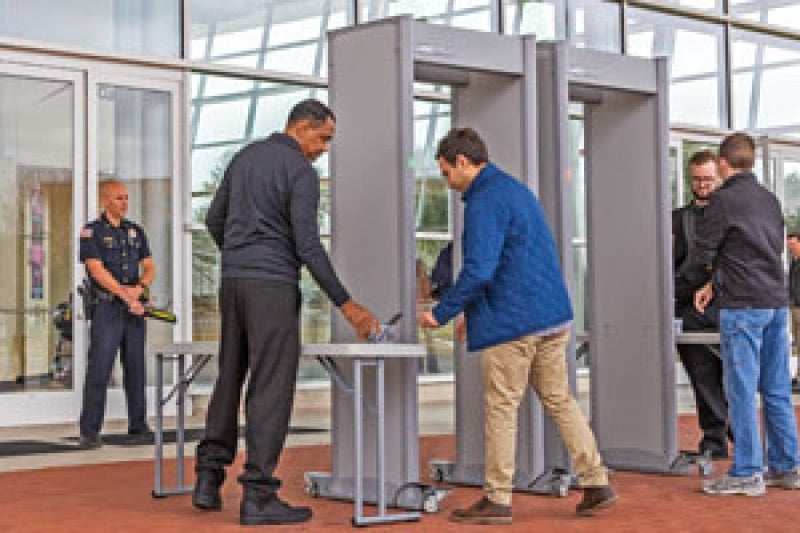 Garrett Multi Zone™ Walk Through Security Metal Detector - High Sensitivity Metal Detection for Airports, Schools & Events | Reliable Security Screening Solution