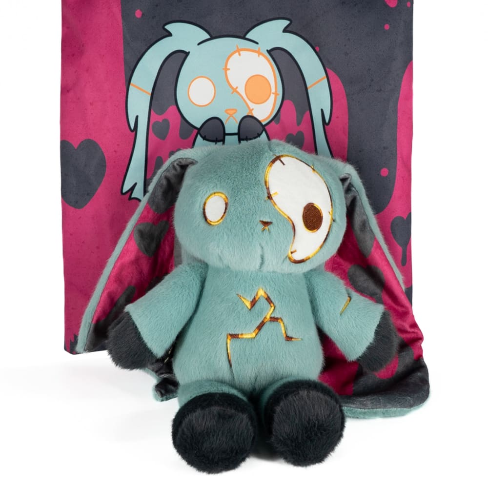 Plushie Dreadfuls Complex PTSD (CPTSD) Rabbit Stuffed Animal - Soft Comfort Toy for Anxiety Relief, Therapy Support & Emotional Healing - Perfect for PTSD Survivors, Mental Health Awareness & Cuddling
