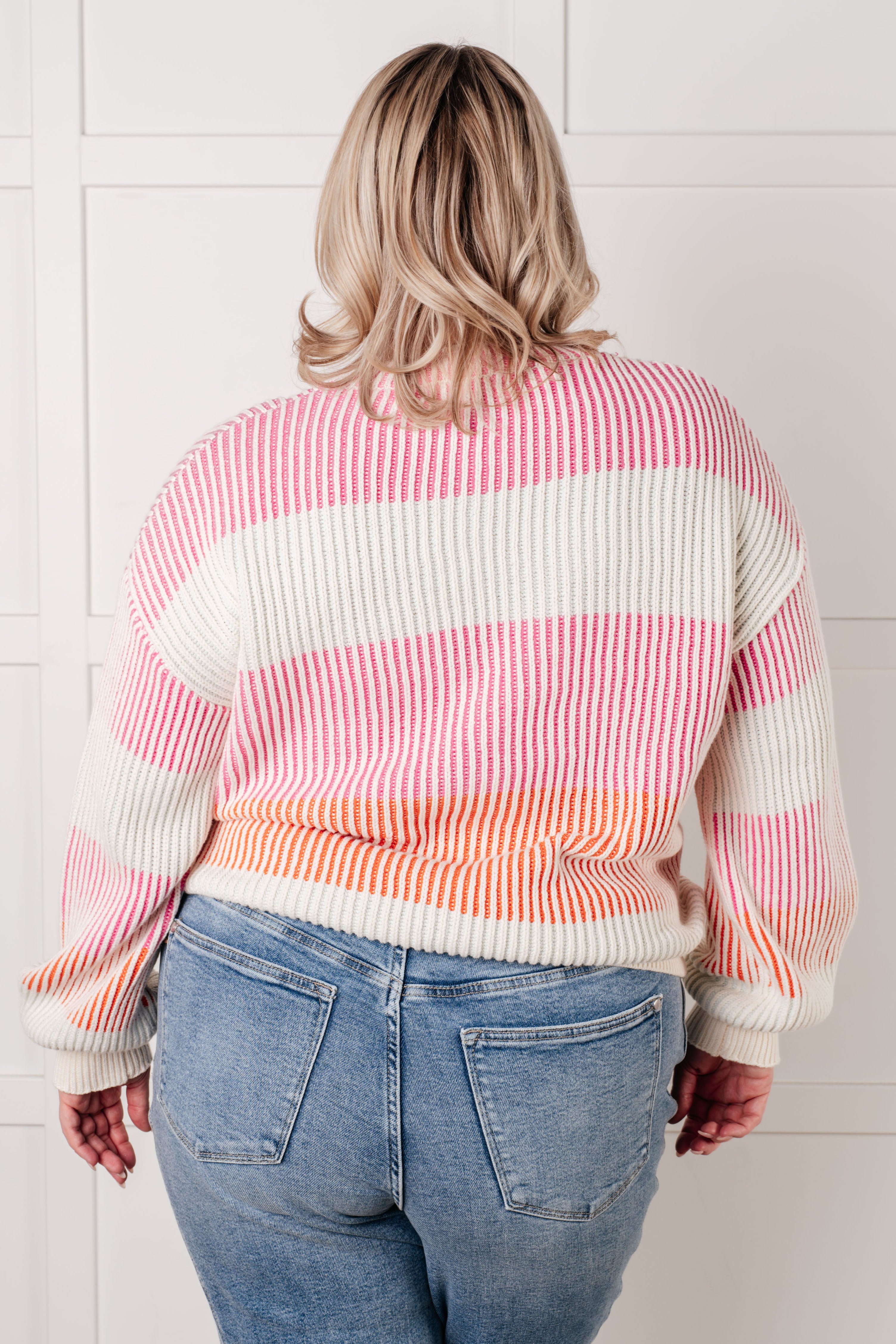 Matchmaker Striped Ribbed Top for Women - Trendy Casual & Layering Tops - Perfect for Everyday Wear, Office Outfits & Date Nights