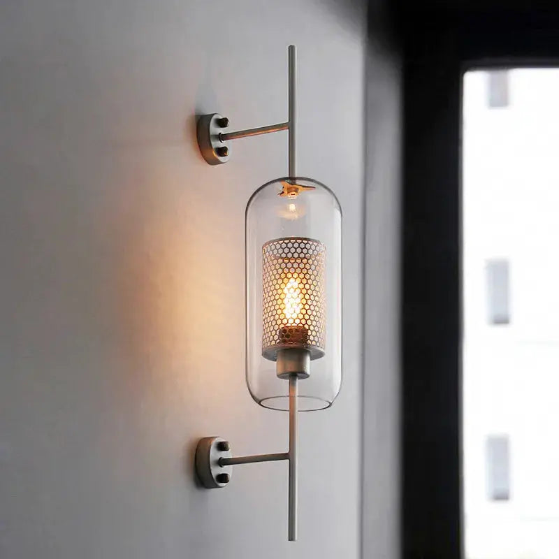 Modern Art Deco Glass Wall Sconces - Elegant Vintage Lighting for Living Room, Bedroom, and Hallway Decor