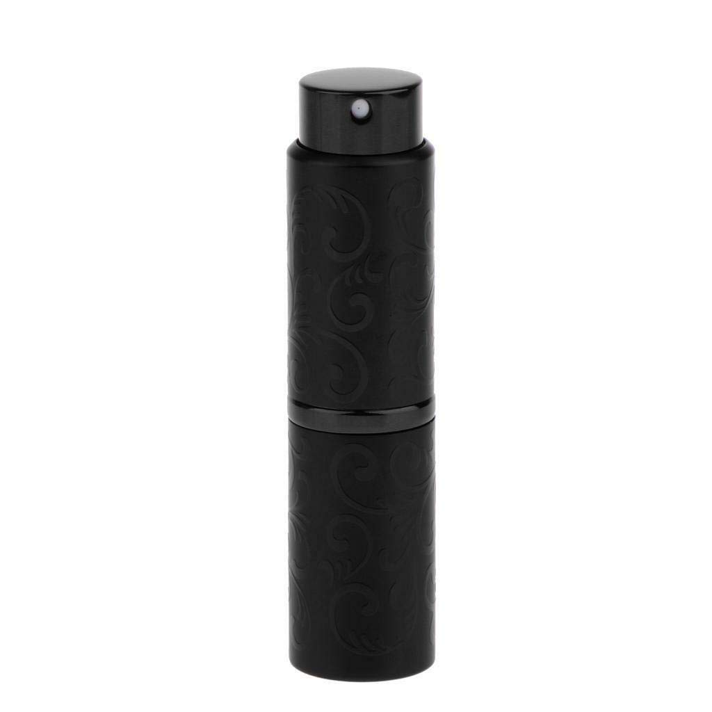 5x 15ml Mini Perfume Bottles & Travel Aluminum Spray Atomizers - Refillable Empty Bottles for Fragrance, Essential Oils, DIY Cosmetics - Perfect for Travel, Gym, Purse & Gift Packaging