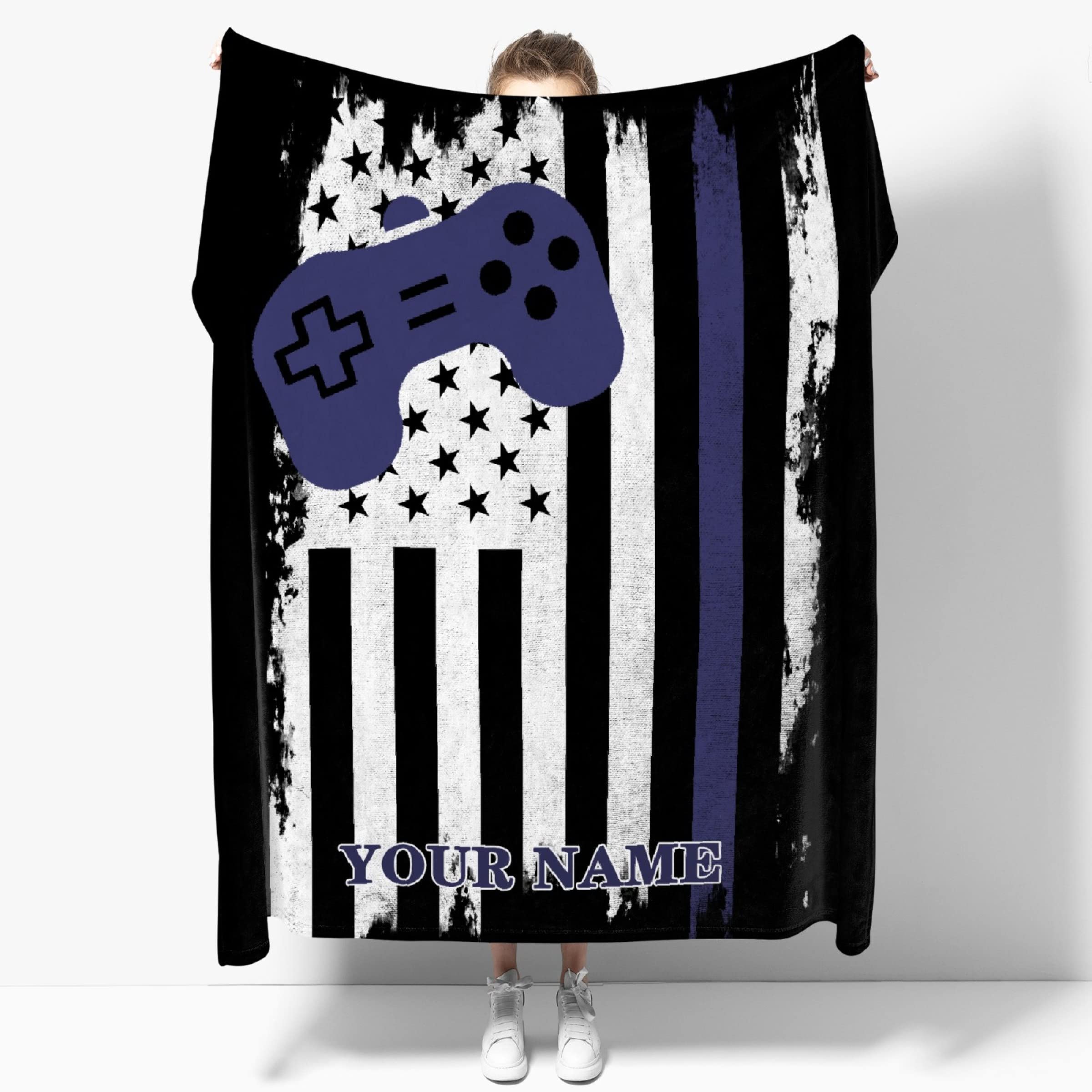 Kutadanti America Soft Cozy Warm Flannel Throw Blanket 120
