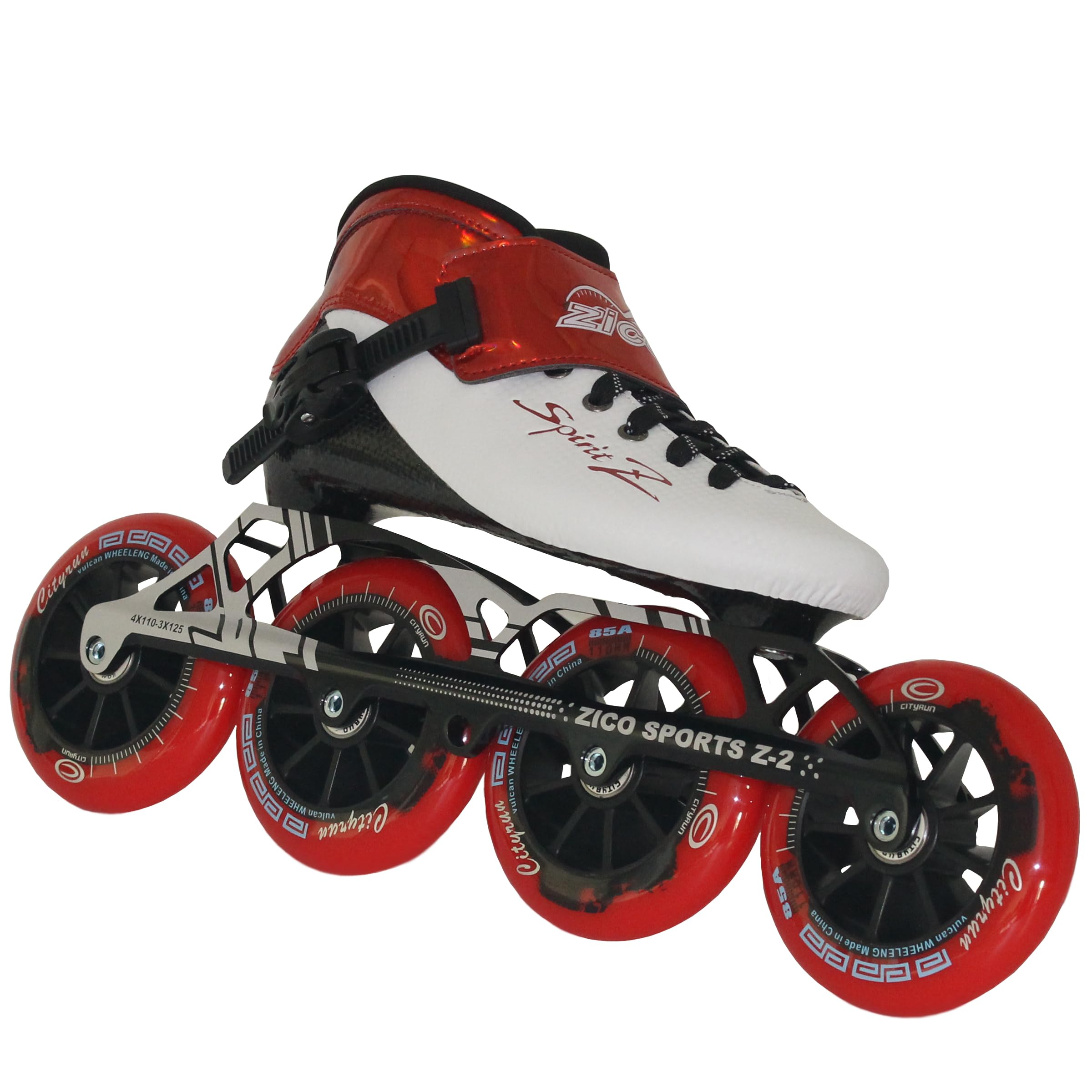 Professional Inline Speed Skates for Adults - High Performance Fitness Racing Skates for Men & Women | Perfect for Outdoor Training, Marathon Racing & Roller Sports (Black)