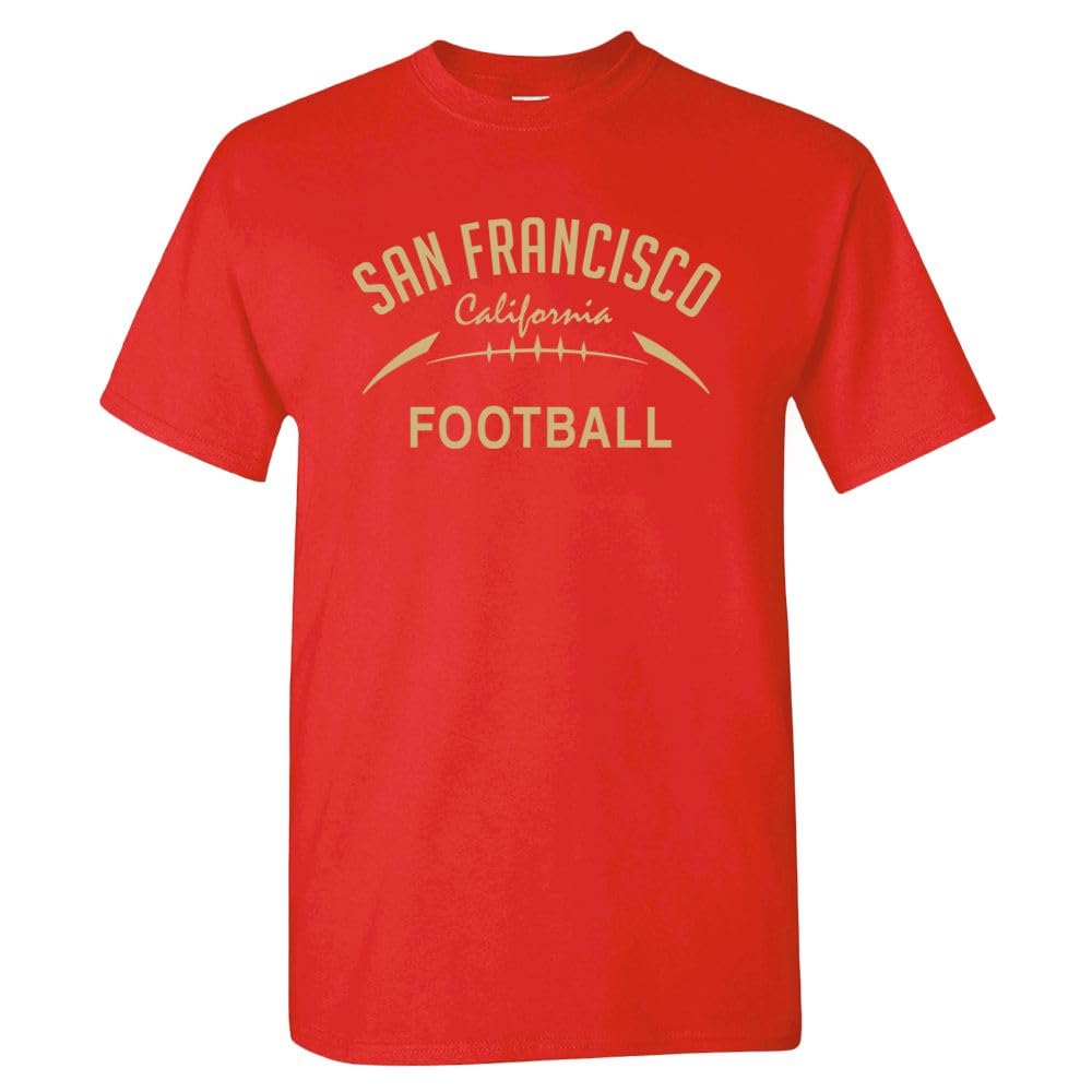 San Francisco Classic Men's T-Shirt for Football Fans - Vintage Style Cotton Tee for NFL Supporters - Perfect for Game Day, Tailgating & Casual Wear
