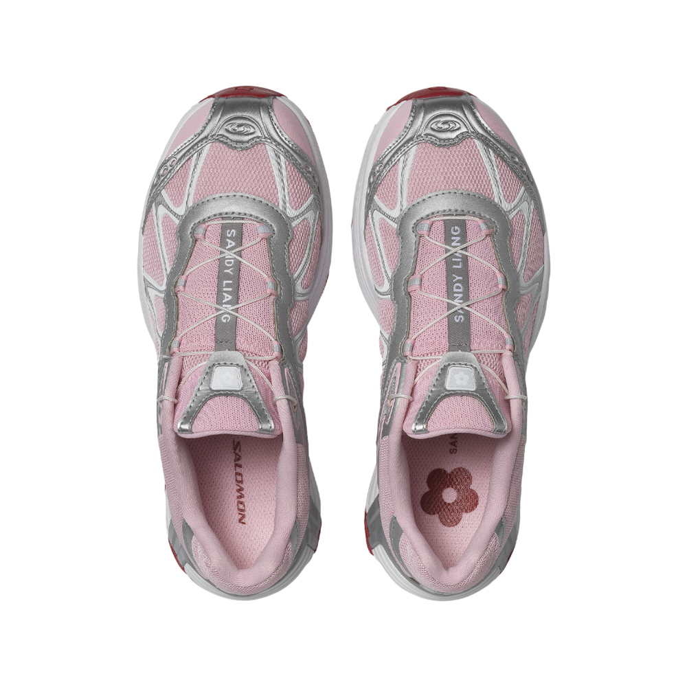 Salomon XT Whisper Trail Running Shoes - Sandy Liang Collaboration in Silver | Lightweight & Durable for Hiking, Jogging & Outdoor Adventures