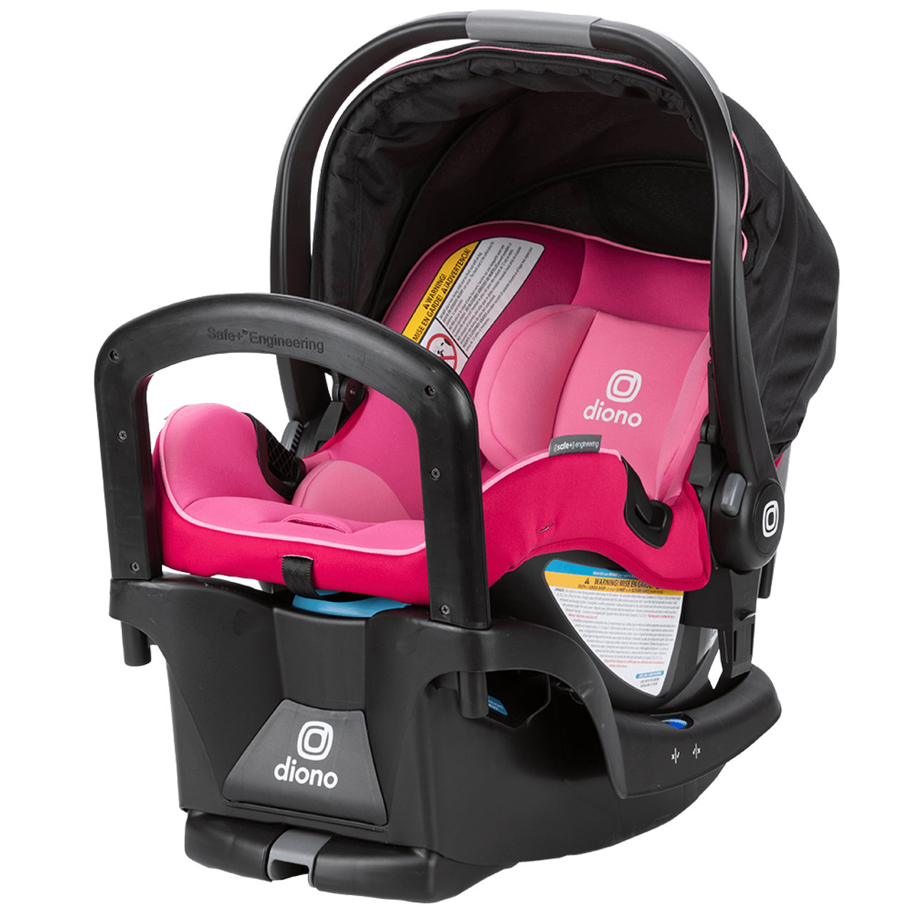 DIONO LiteClik®30 RX SafePlus™ Infant Car Seat with Base - Lightweight & Safe Baby Car Seat for Newborns - Perfect for Travel, Daily Commute & Family Road Trips