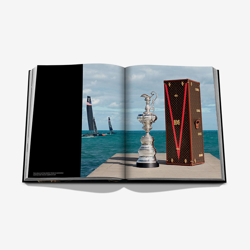 Assouline Louis Vuitton Trophy Trunks - Luxury Travel & Storage Cases for Collectibles & Memorabilia | Perfect for Home Decor & Display