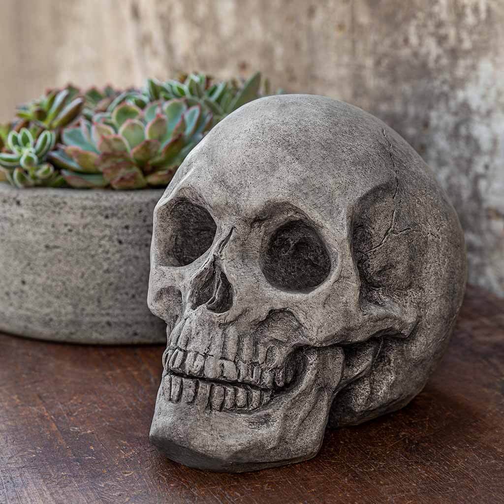 Campania International Alas Poor Yorick Statue - Shakespearean Garden Decor & Gothic Home Accent for Literary Lovers