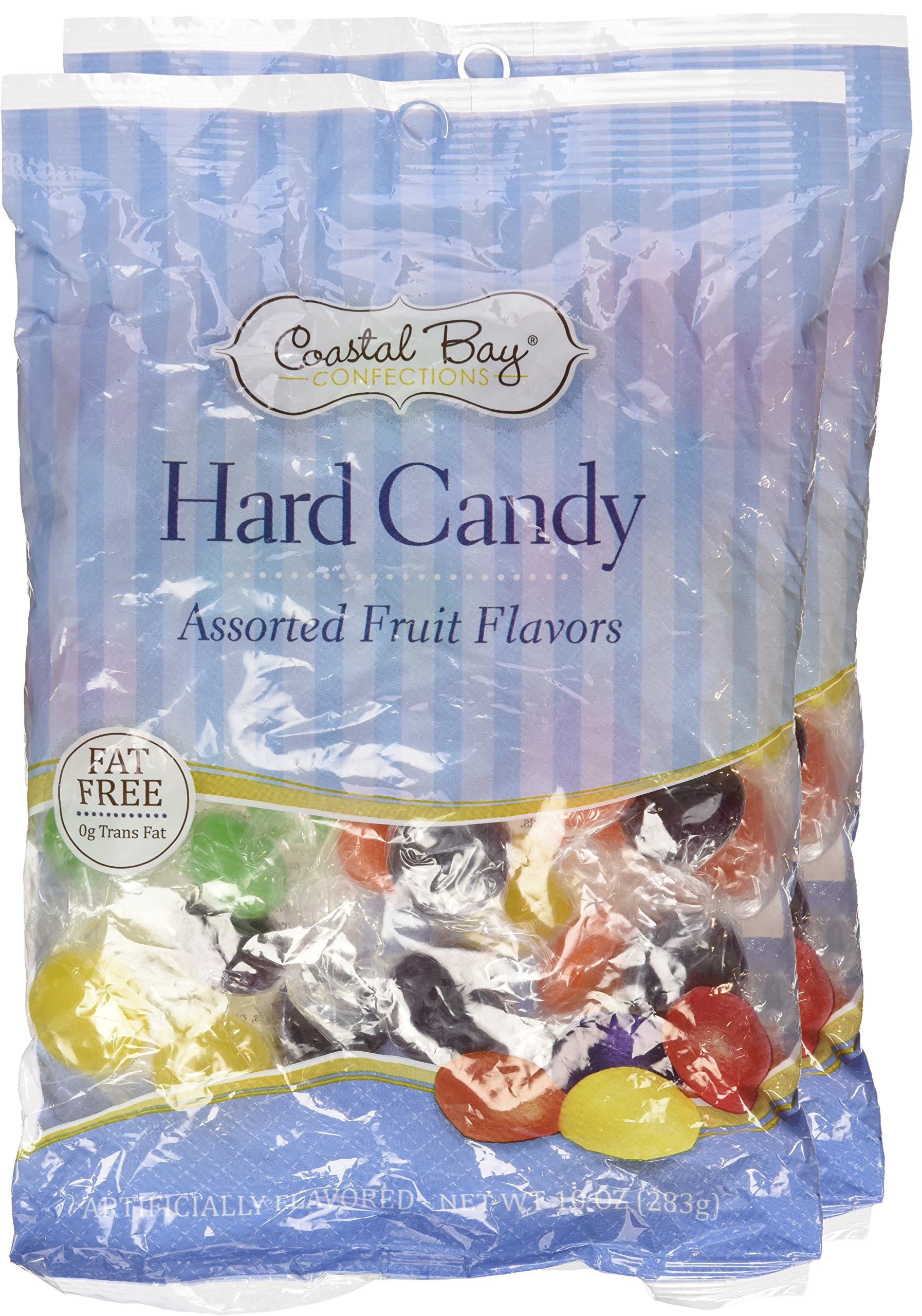 Coastal Bay Assorted Fruit Flavored Hard Candy - 10 Flavor Variety Pack (2 x 10 Oz Bags) | Bulk Individually Wrapped Candies for Parties, Office Snacks & Gift Baskets