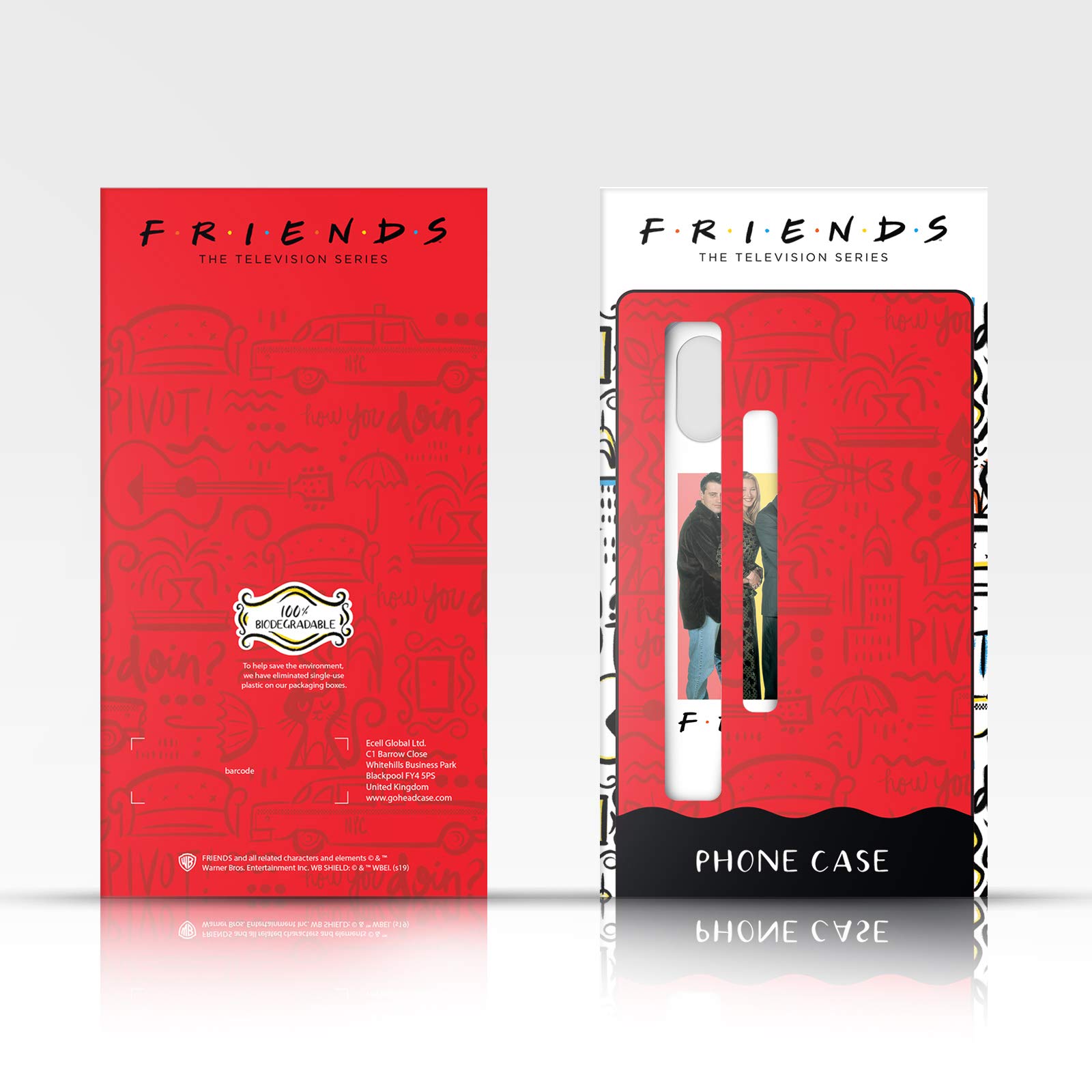 Head Case Designs Friends TV Show Soft Gel Case for iPhone 7/8/SE 2020 & 2022 - Officially Licensed with Iconic Logos & Patterns, Perfect for Fans, Gift Giving & Everyday Protection