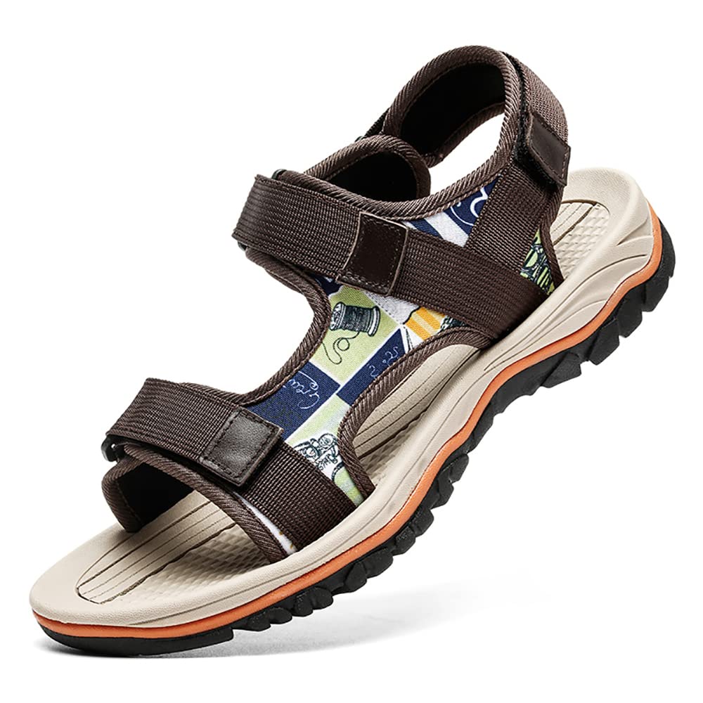 Men's Closed Toe Hiking Sandals - Waterproof Athletic Outdoor Shoes for Beach Walking, Trail Running & Summer Water Sports | Lightweight & Comfortable for Travel, Camping & Water Activities